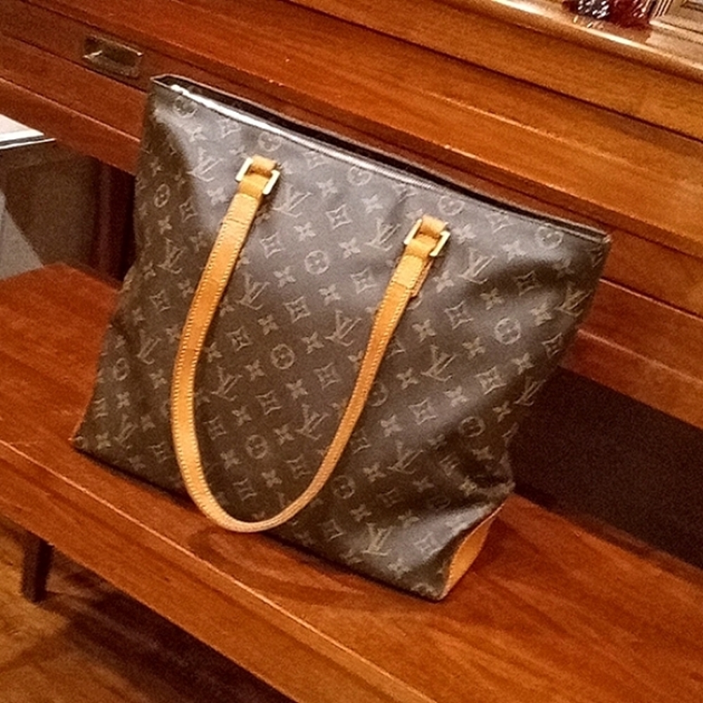 💥 Louis Vuitton Monogram Cabas Mezzo Tote Shoulder Bag Purse Pre-owned - Picture 16 of 16